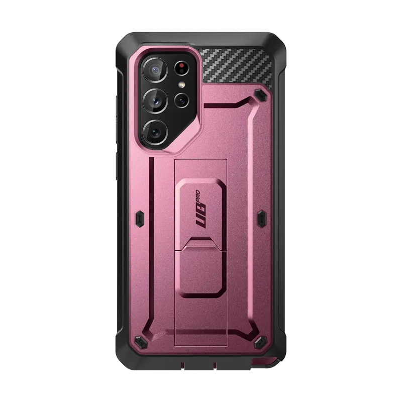 Galaxy S22 Ultra Unicorn Beetle PRO Rugged Case-Burgundy