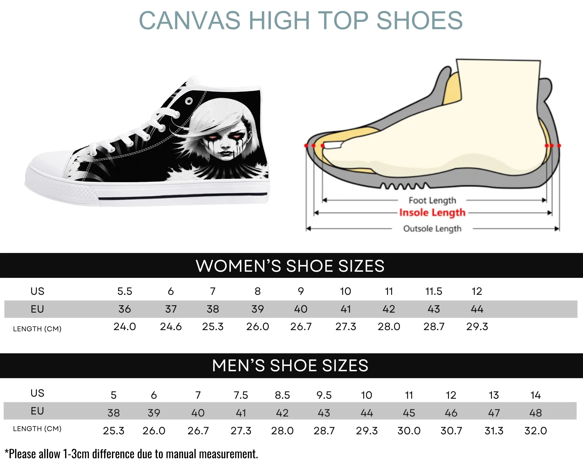 Ghost Girl High Tops