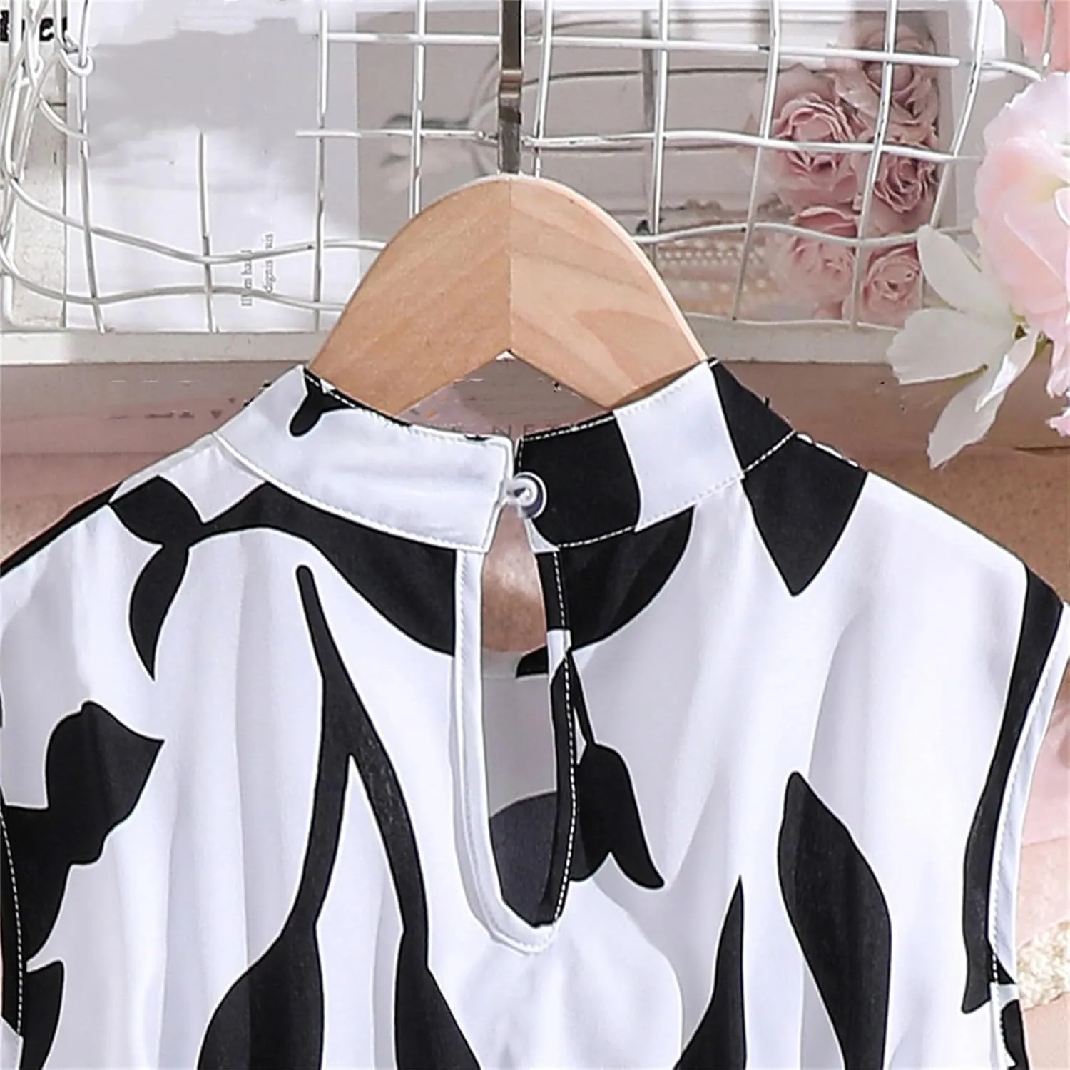 Girls Summer Dress Bubble/Ruffle A-Line Smocked/Dot/Floral Print Striped Midi Dresses Casual Cute Party Outfits