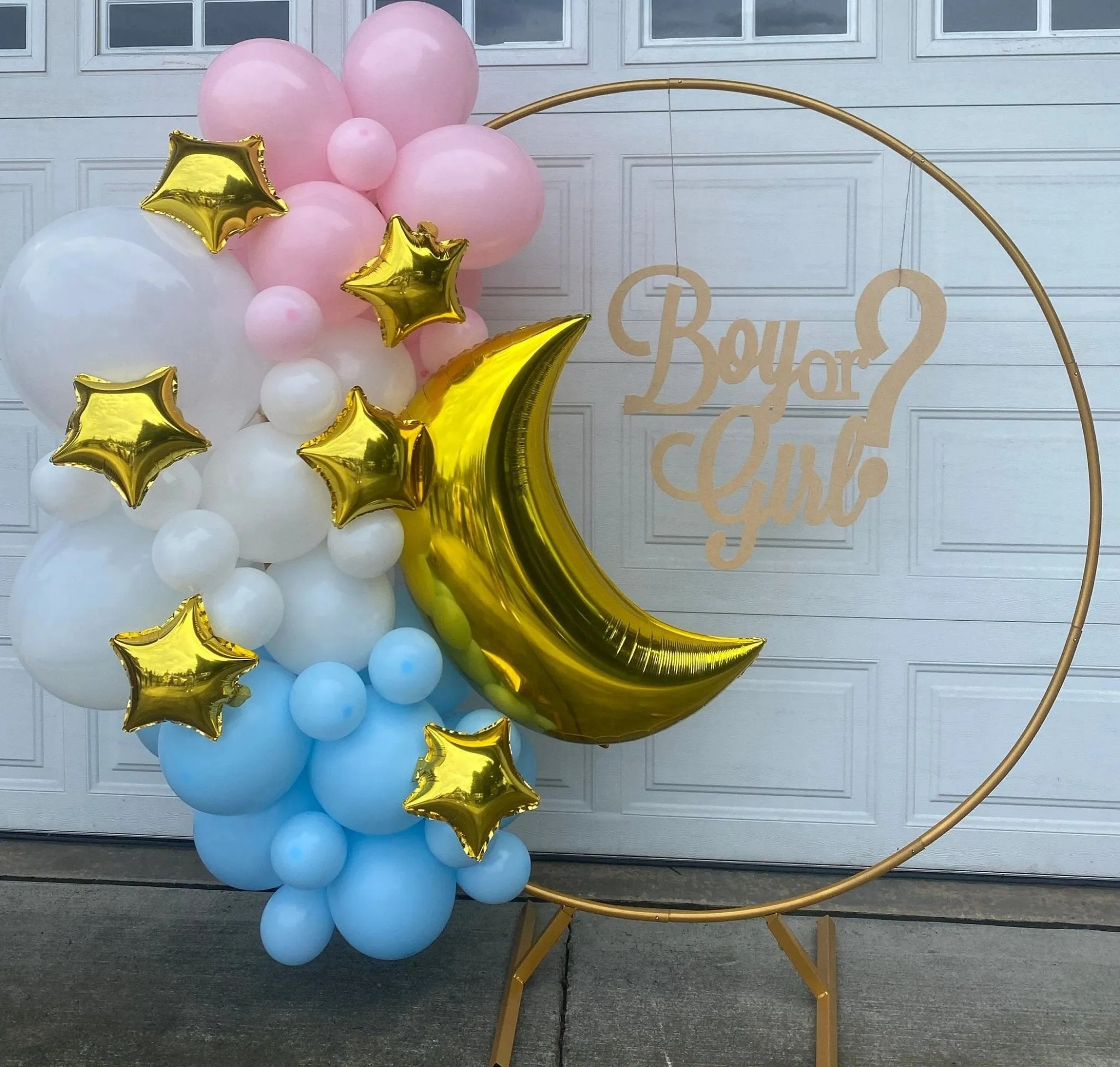 Gold Moon and Star Balloons (7-Pack)