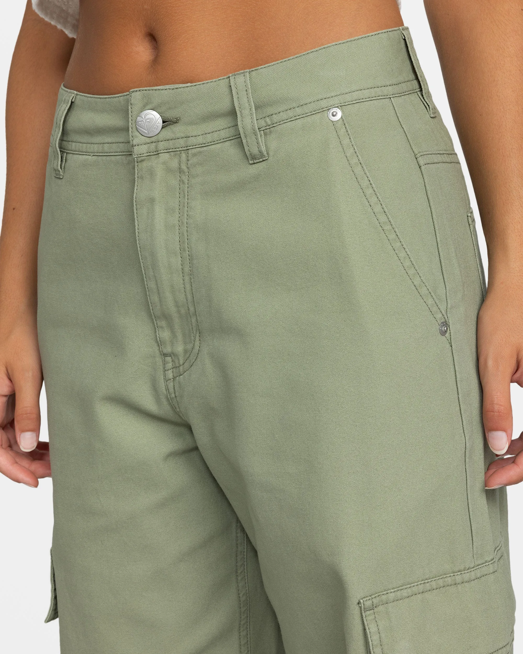 Left Again Cargo Pants - Oil Green