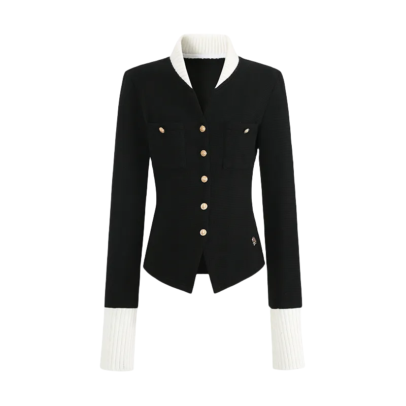 LLDC Missy Missy Embellished Cardigan & Pleated Skirt Set [2COLOR]