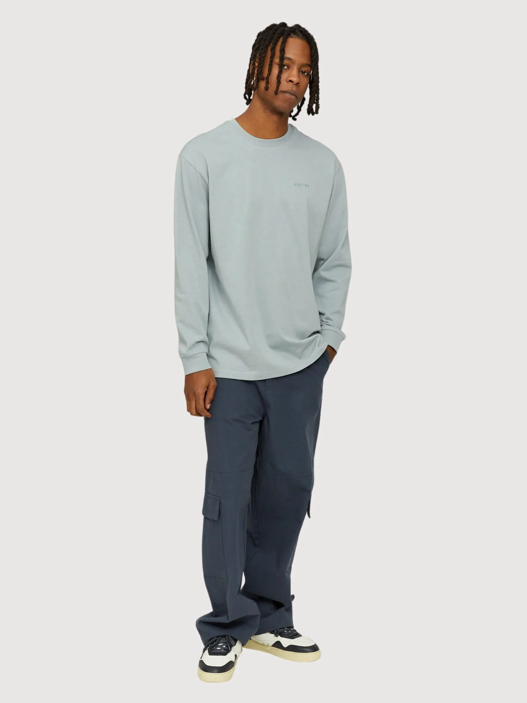 Marek Men Longsleeve Ice Blue | Mazine