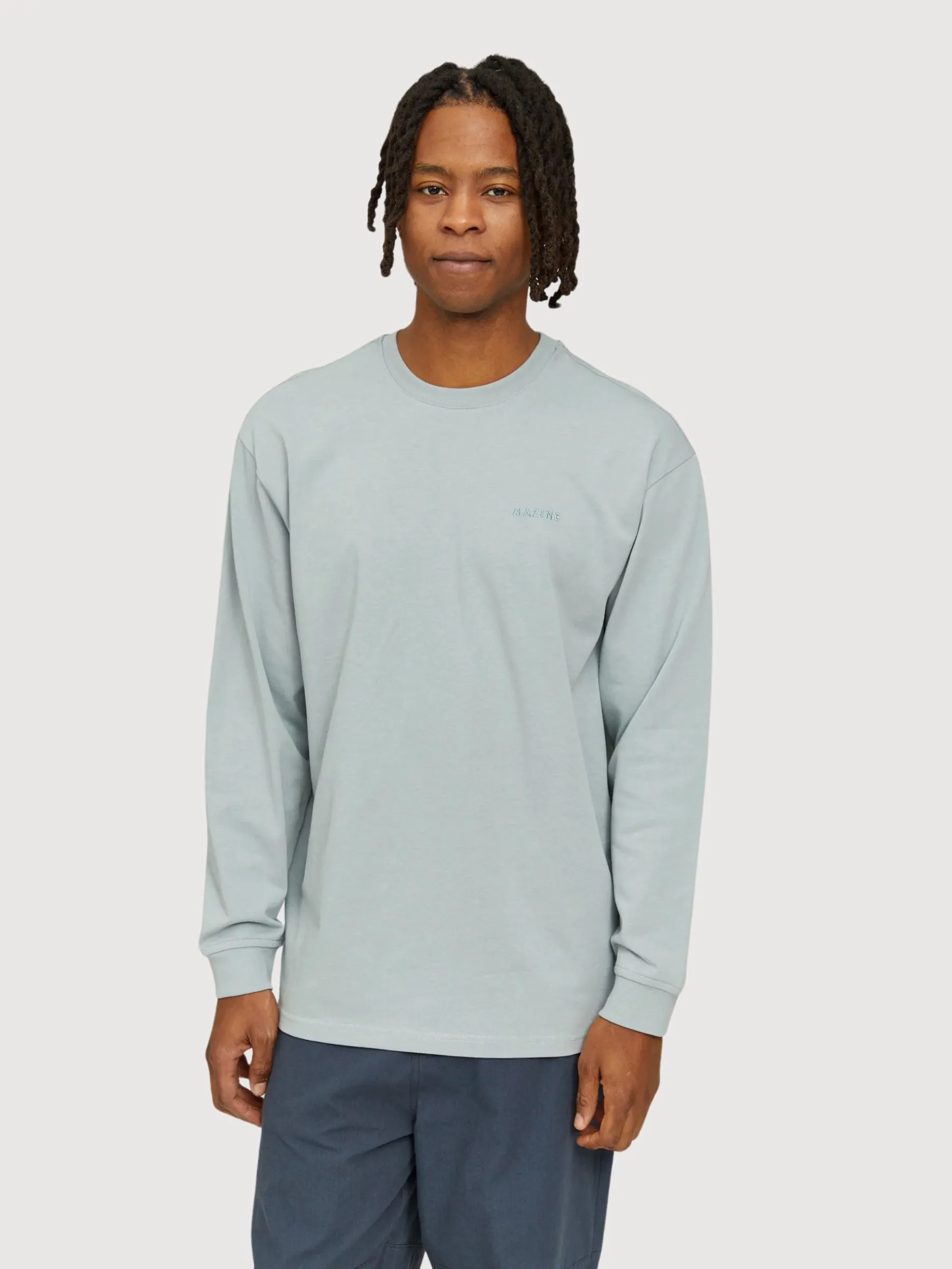 Marek Men Longsleeve Ice Blue | Mazine