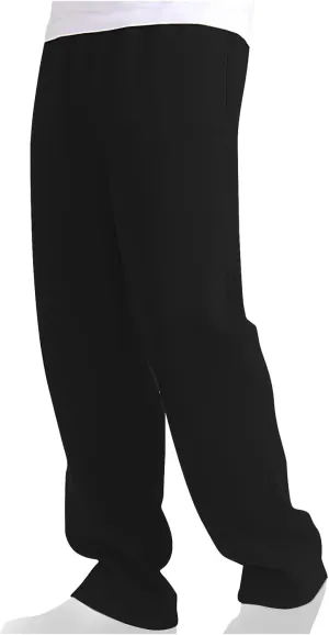 Men's Casual Loose Fit Pants Elastic Waistband Lounge Breathable Relaxed Trousers Home Office Travel Yoga Daily