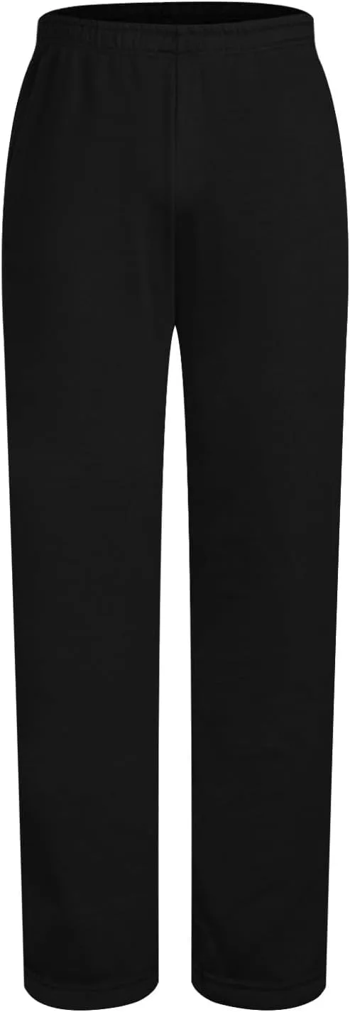 Men's Casual Loose Fit Pants Elastic Waistband Lounge Breathable Relaxed Trousers Home Office Travel Yoga Daily