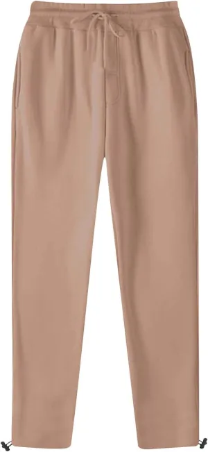 Men's Straight Leg Pants Adjustable Hem Elastic Lightweight Relaxed Drawstring Daily Street Travel Comfy Casual Lounge