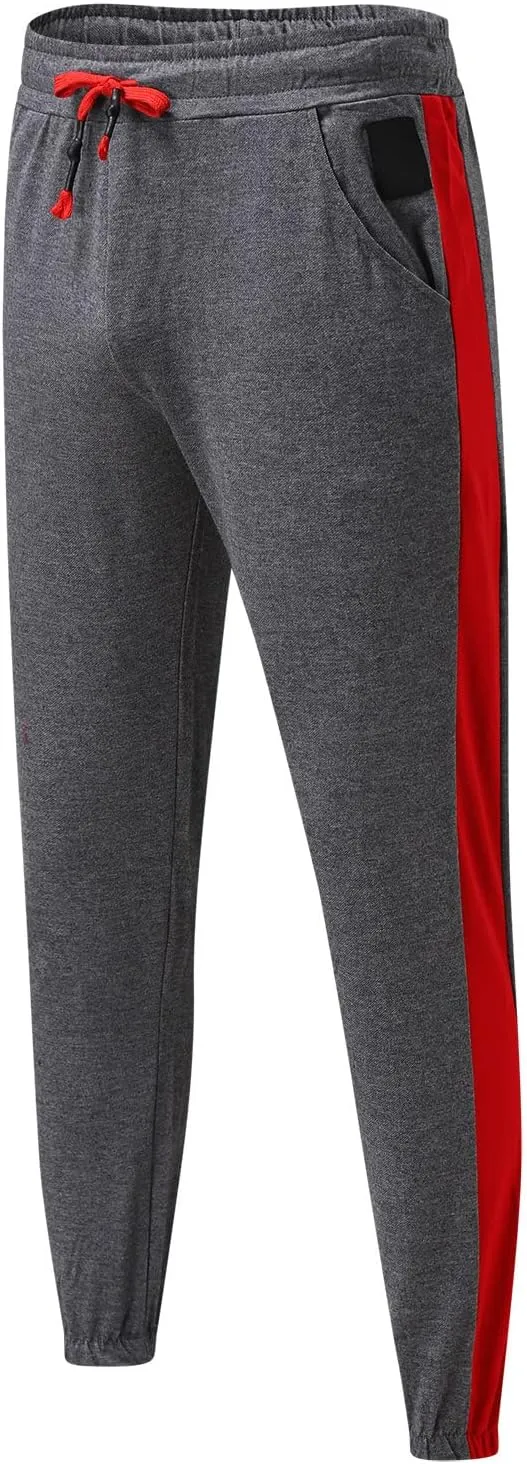 Mens Workout Cargo Sweatpants Printed Overalls Casual Pocket Sport Work Casual Trouser Pants Mens Casual Work Pants