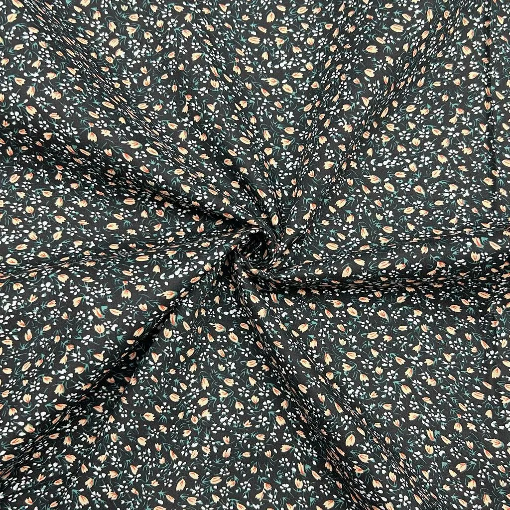 Mini Tulips Cotton Poplin Fabric