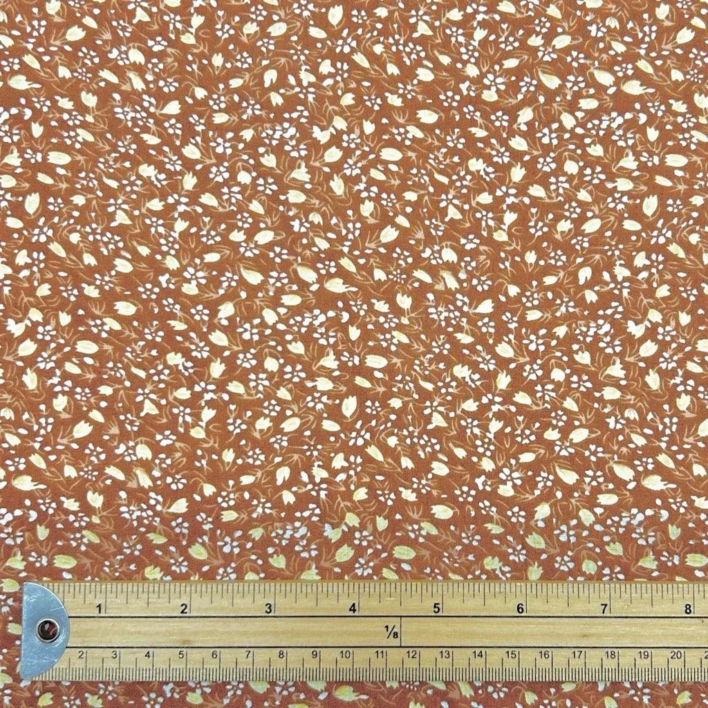 Mini Tulips Cotton Poplin Fabric