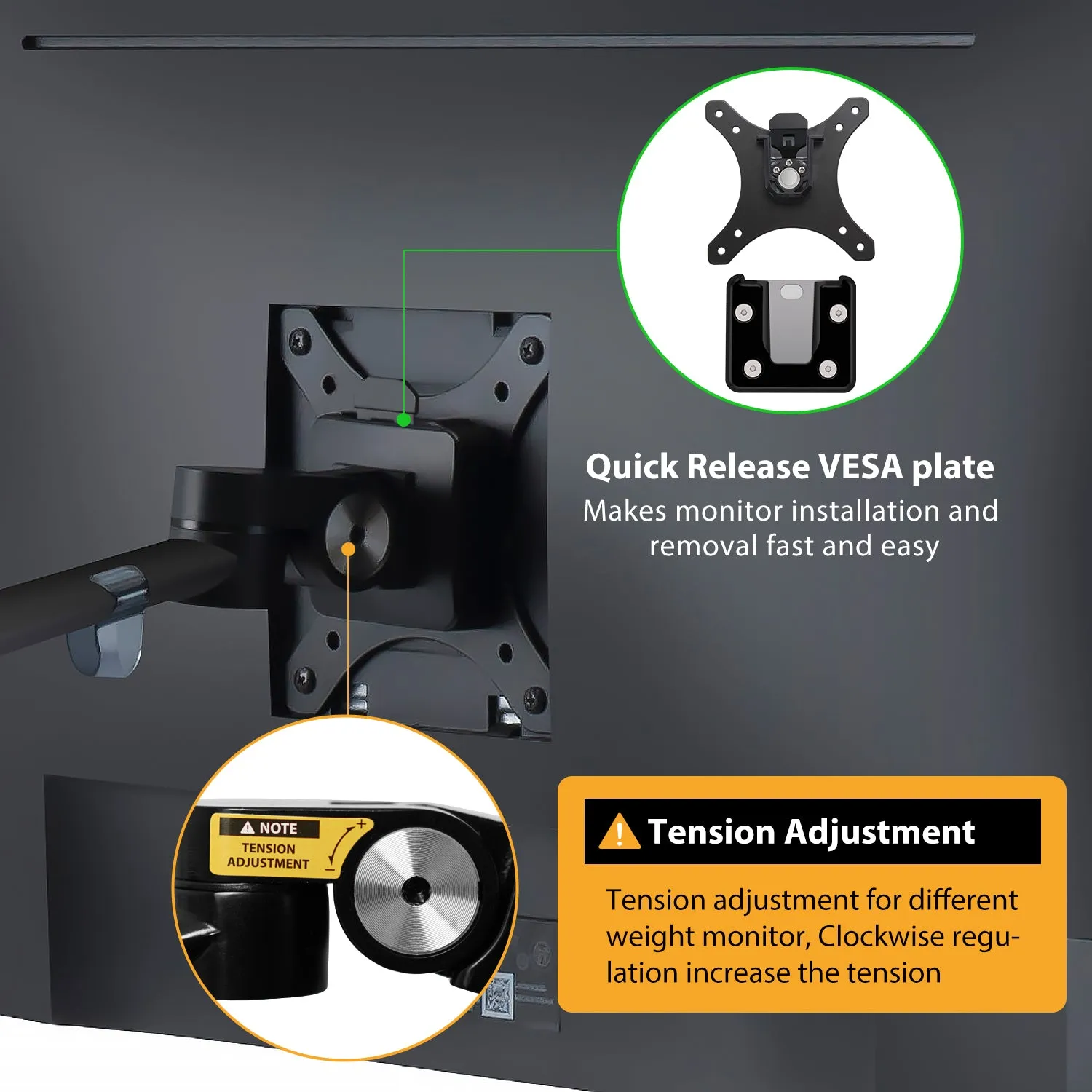 Monitor&Laptop/Tablet Desk Stand(OL-3T)
