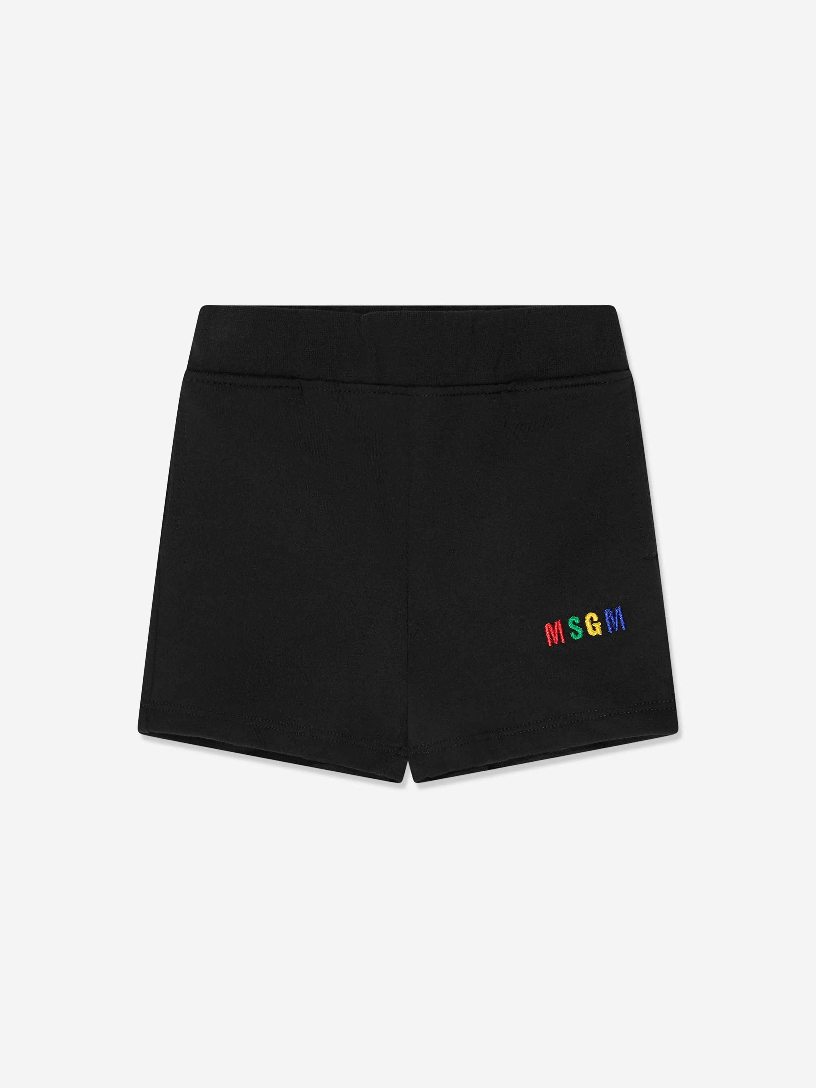 MSGM Baby T-Shirt And Shorts Set in Black