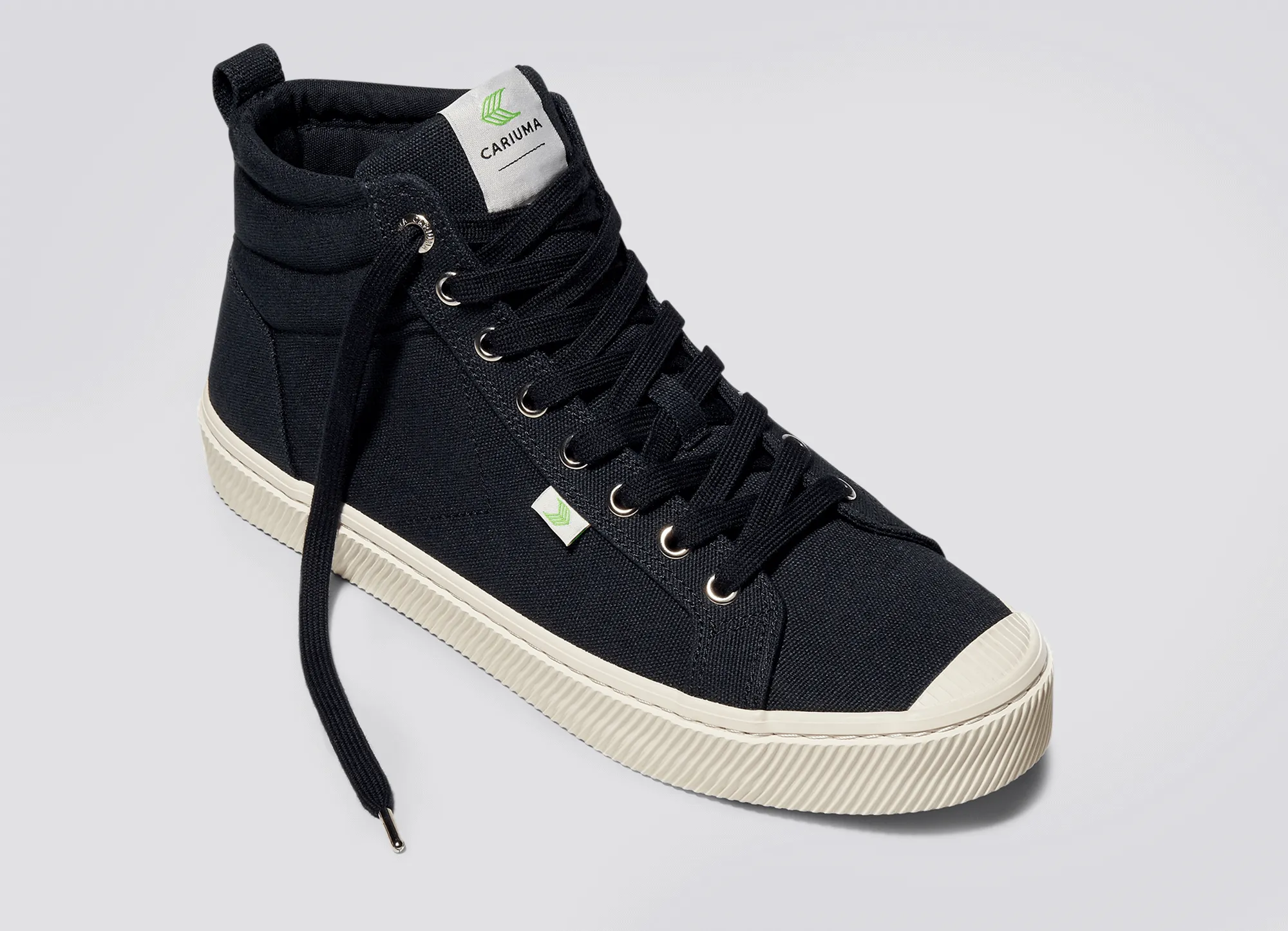 OCA High Black Canvas Sneaker