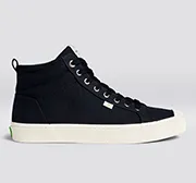 OCA High Black Canvas Sneaker