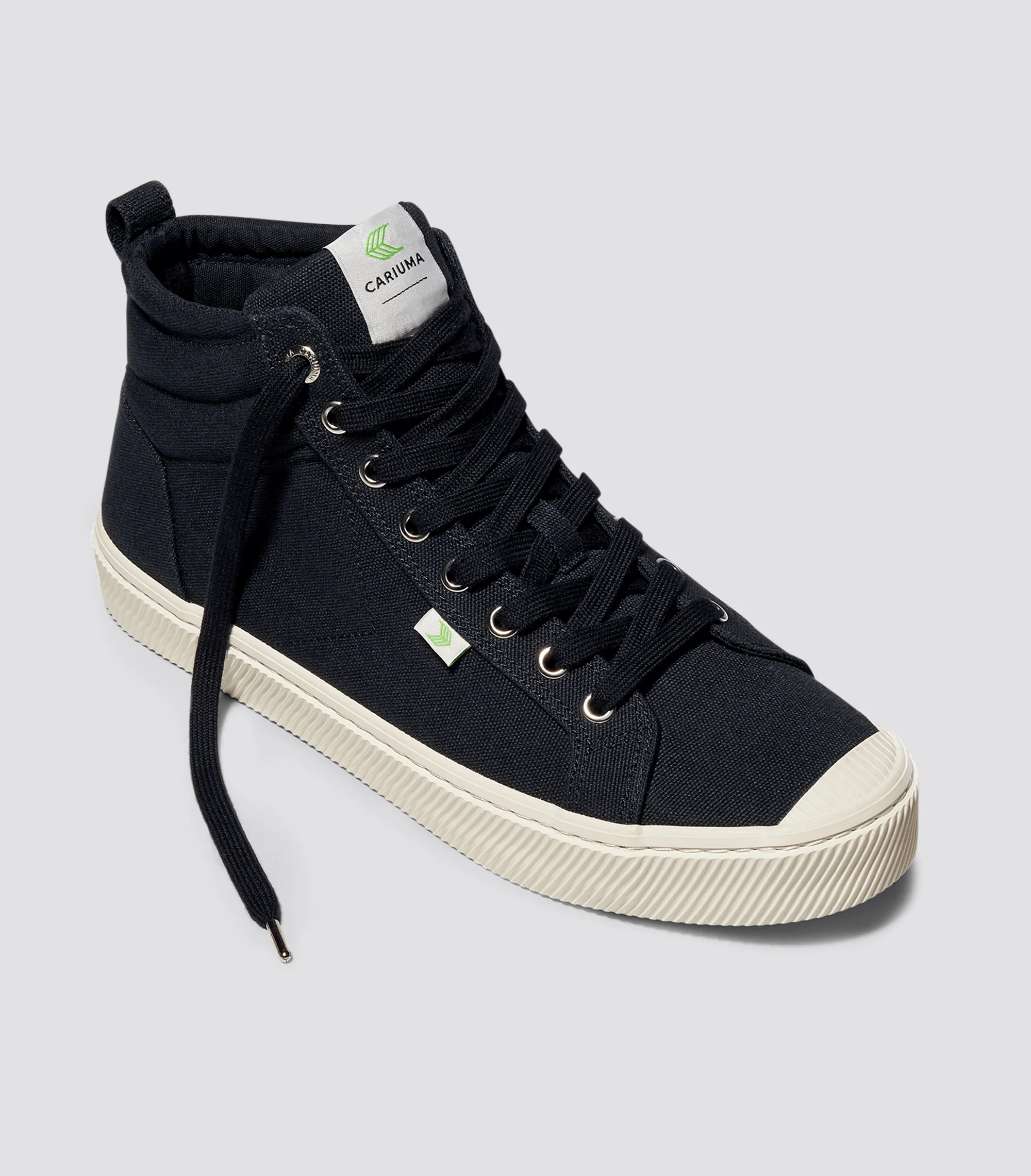 OCA High Black Canvas Sneaker