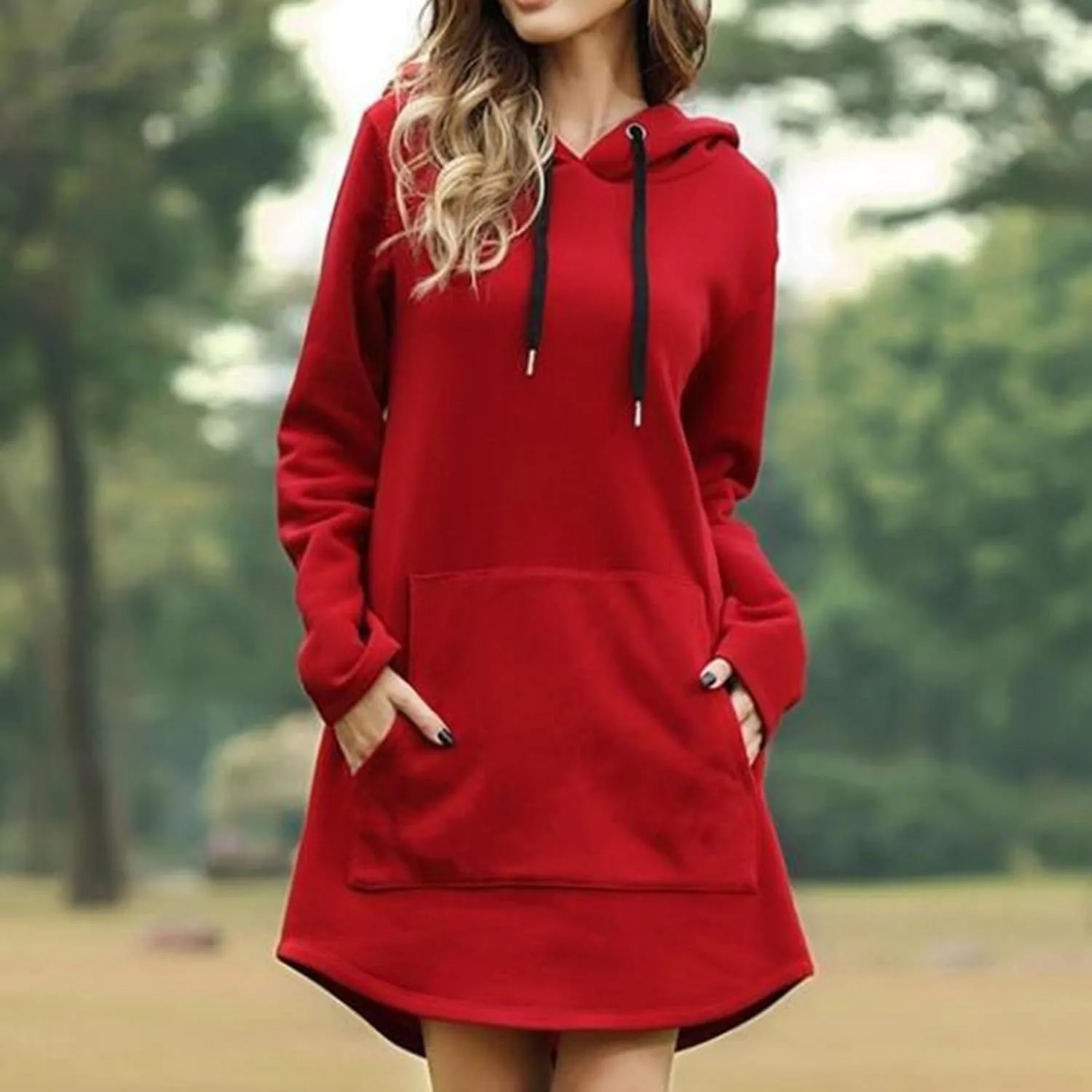 Oversized Hoodie Dress for Women Fleece Hooded Sweatshirt Dress with Pockets Casual Cute Preppy Tunic Mini Dresses