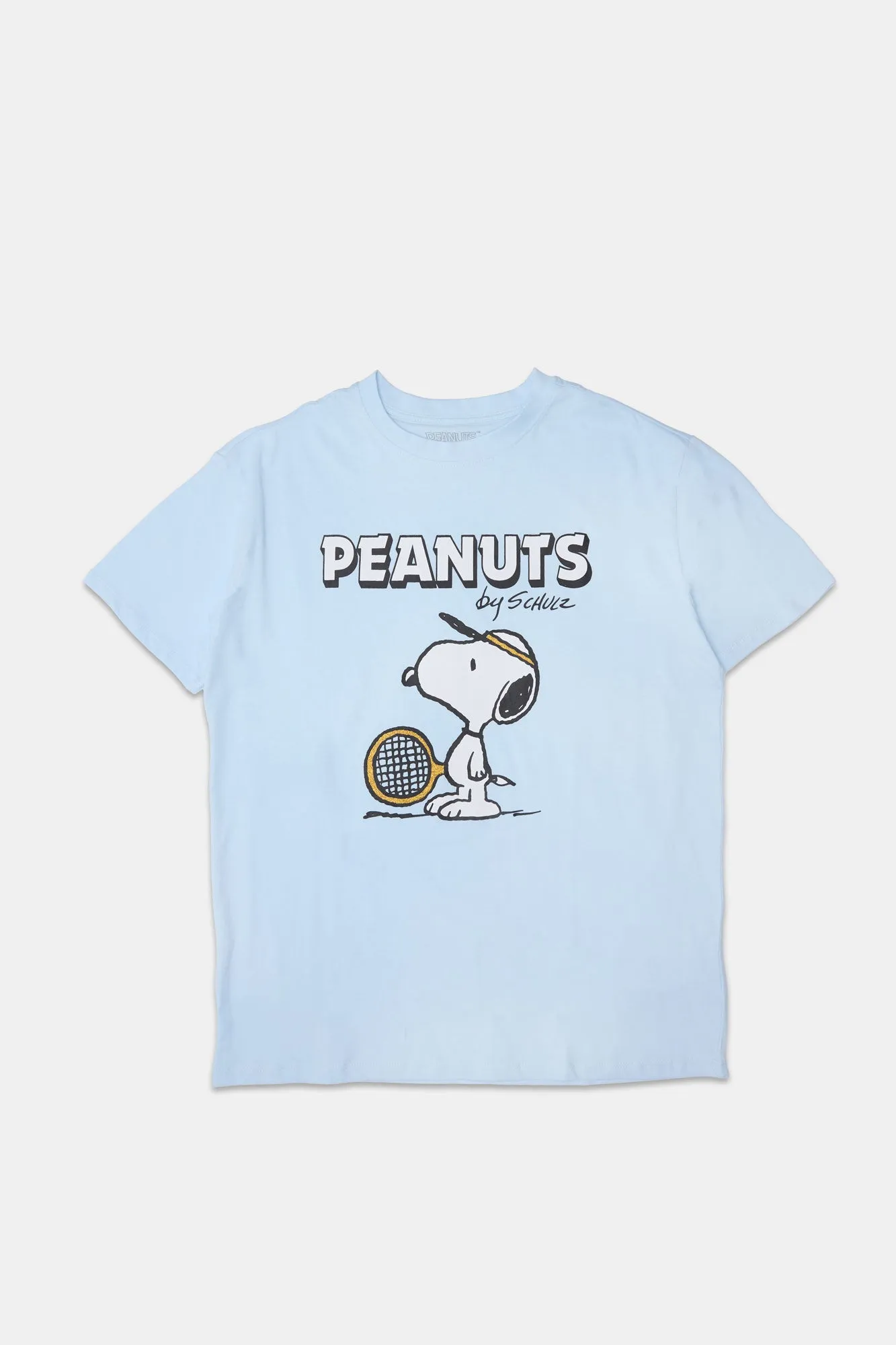 Peanuts Snoopy Racquet Graphic Boyfriend Tee