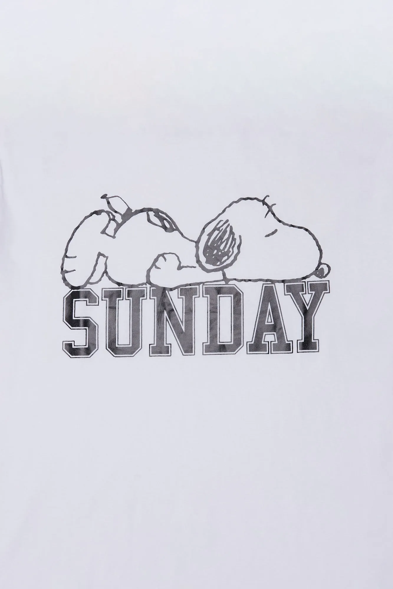Peanuts Snoopy Sunday Graphic Boyfriend Tee