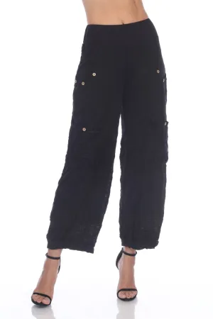 Pocket Pant with Buttons