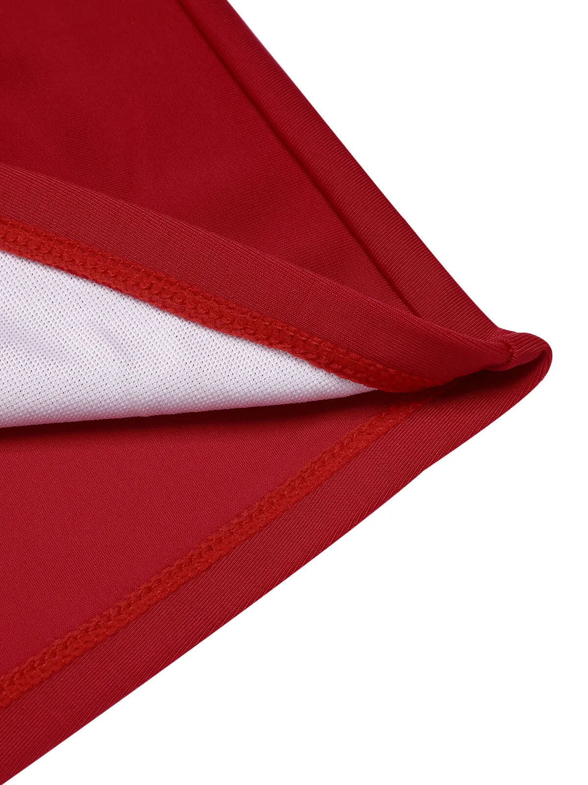 [Pre-Sale] Red 1950s Striped Cherry Strap Swimsuit