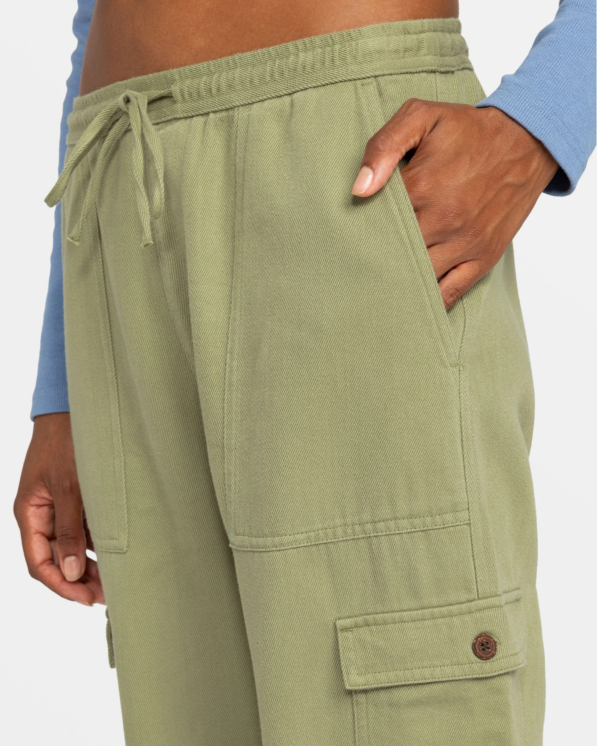 Precious Cargo Pant - Oil Green