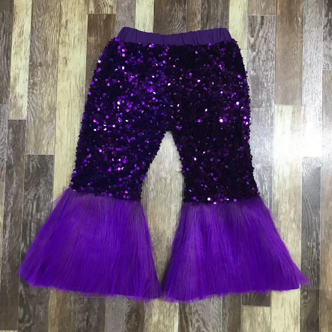 PURPLE SPARKLEY PANTS