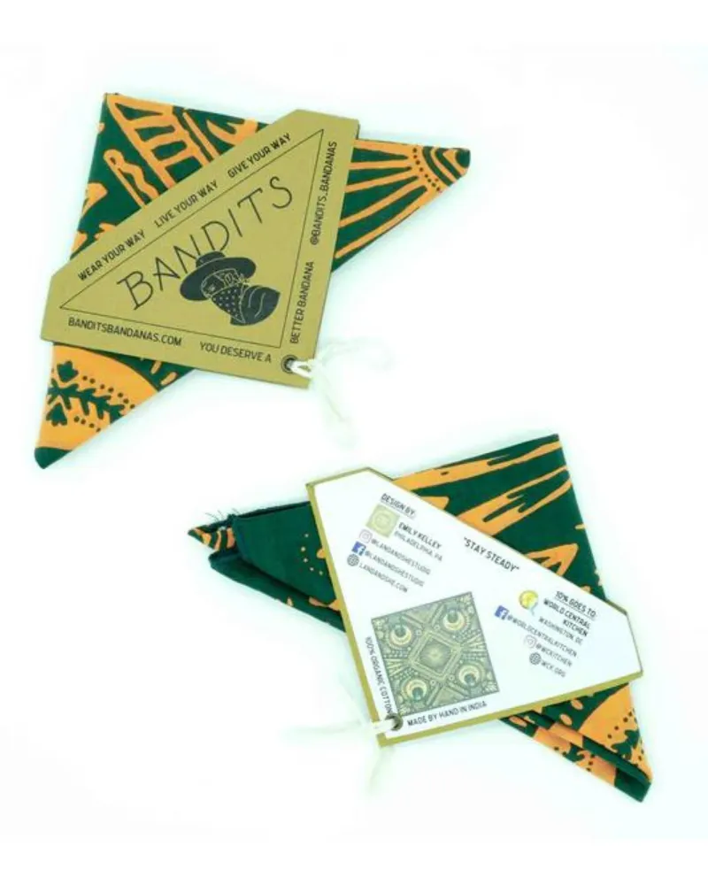 Stay Steady Organic Cotton Bandana (FINAL SALE)