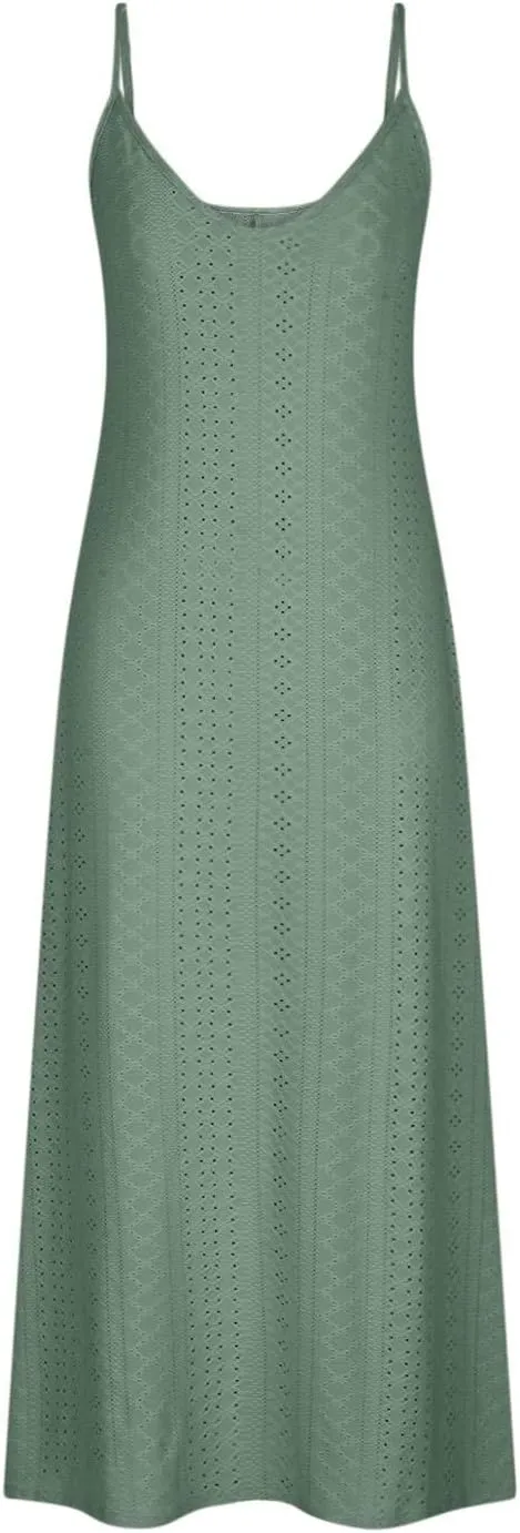 Sundresses For Women 2025 Vacation V Neck Spaghetti Strap Casual Summer Long Maxi Dress Sexy Trendy Beach Dresses