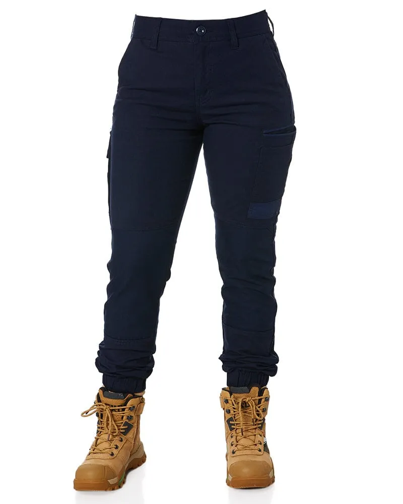 Tradies WP-4W Womens Stretch Cuffed Work Pants Value Pack - Navy
