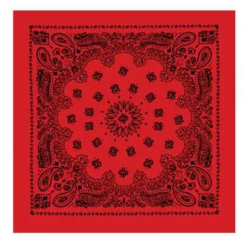 Trainmen Paisley Bandana – Extra-Large 27” X 27"