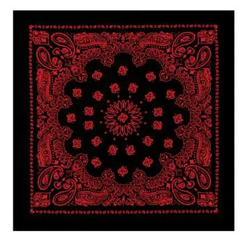 Trainmen Paisley Bandana – Extra-Large 27” X 27"