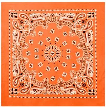 Trainmen Paisley Bandana – Extra-Large 27” X 27"