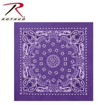Trainmen Paisley Bandana – Extra-Large 27” X 27"