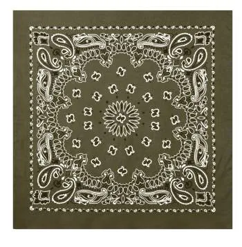 Trainmen Paisley Bandana – Extra-Large 27” X 27"