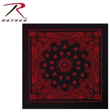 Trainmen Paisley Bandana – Extra-Large 27” X 27"