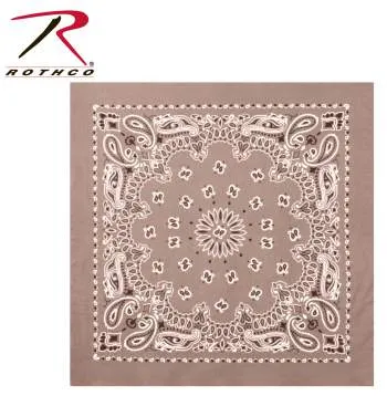 Trainmen Paisley Bandana – Extra-Large 27” X 27"
