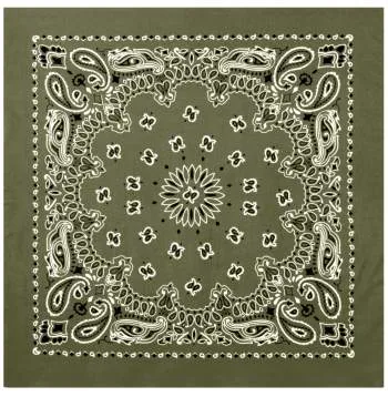 Trainmen Paisley Bandana – Extra-Large 27” X 27"