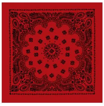 Trainmen Paisley Bandana – Extra-Large 27” X 27"