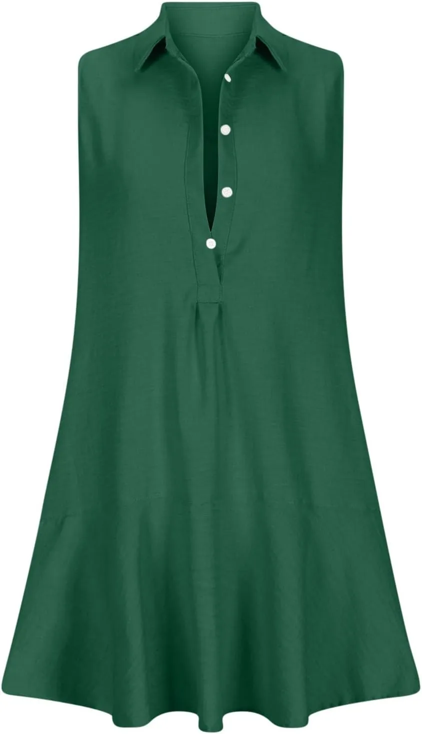 Tshirt Dress Women Summer 2024 Button Down Ruched Ruffle Loose Fit Dresses Short Sleeve Lapel Mini Casual Dresses
