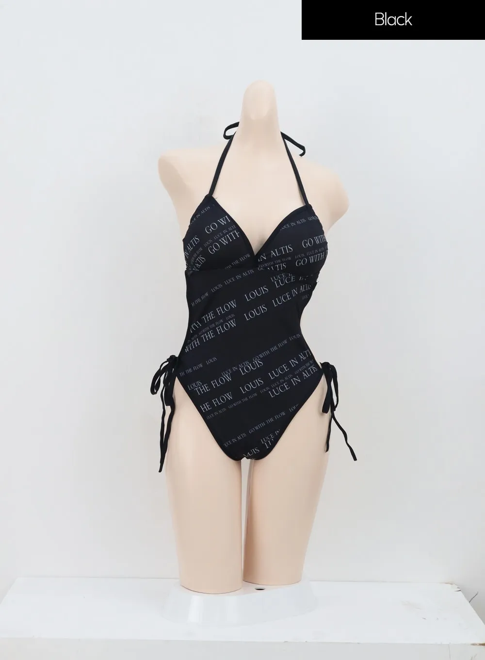 Two Color Graphic Swimsuit IA313