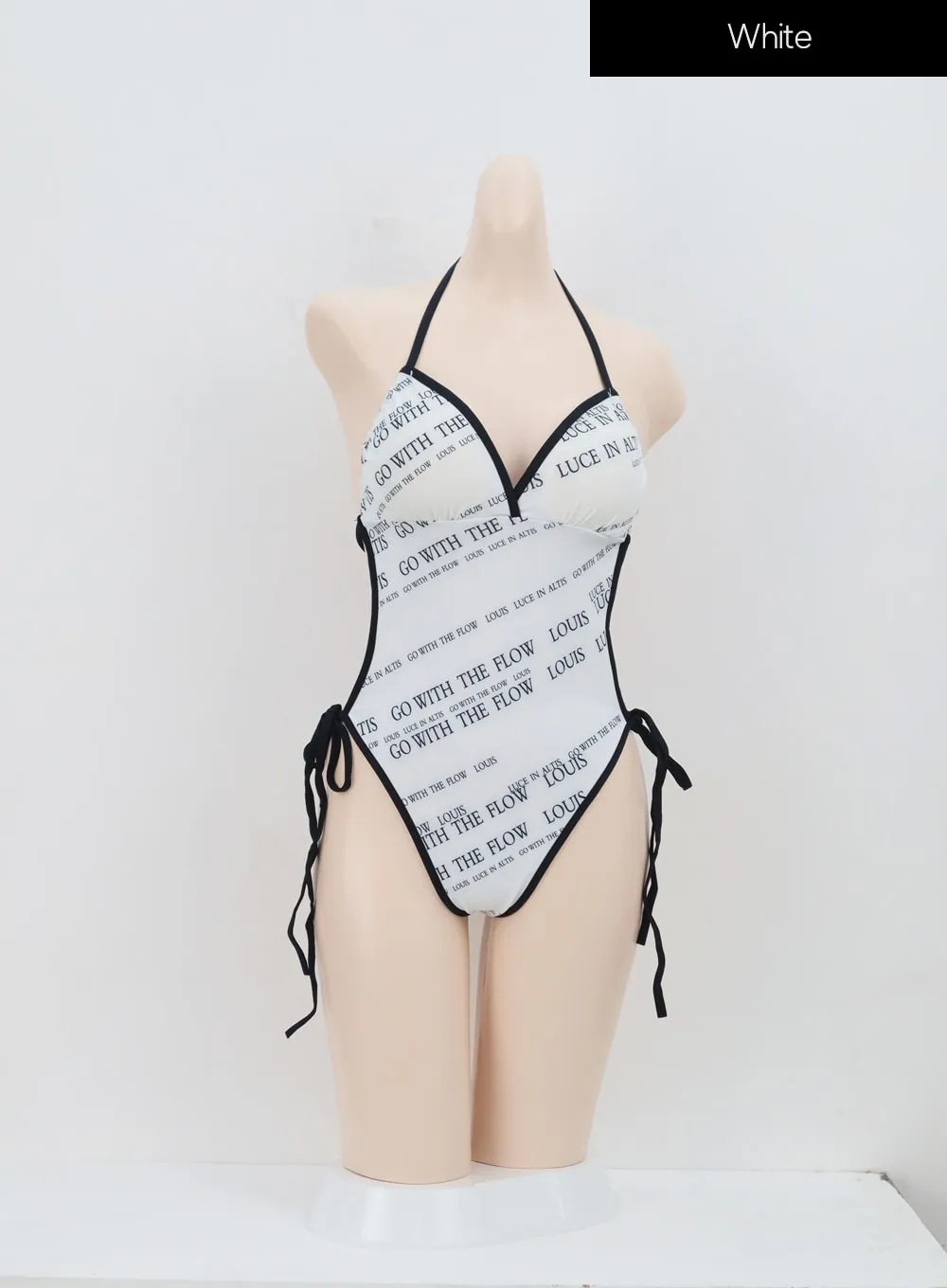 Two Color Graphic Swimsuit IA313
