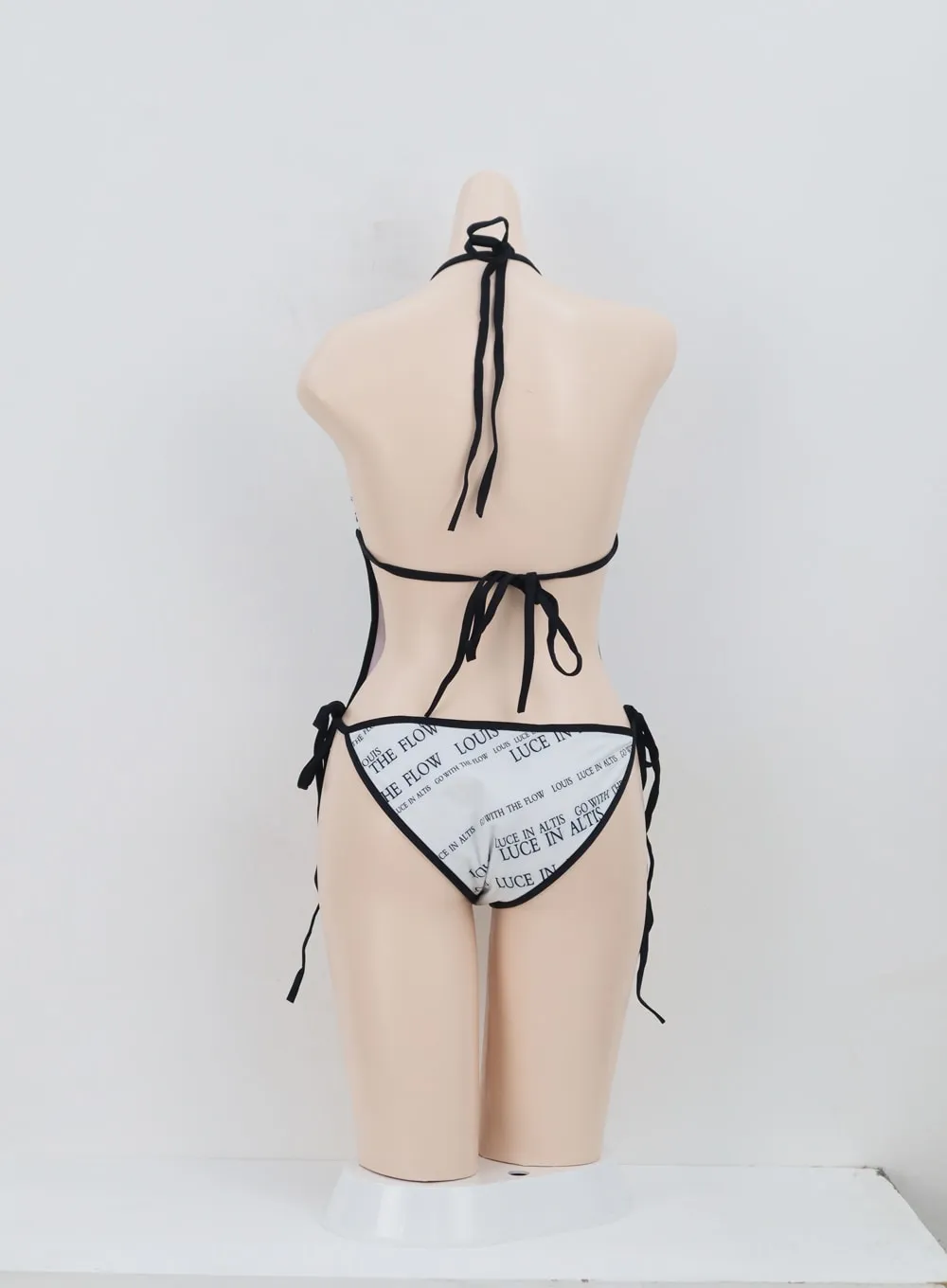Two Color Graphic Swimsuit IA313