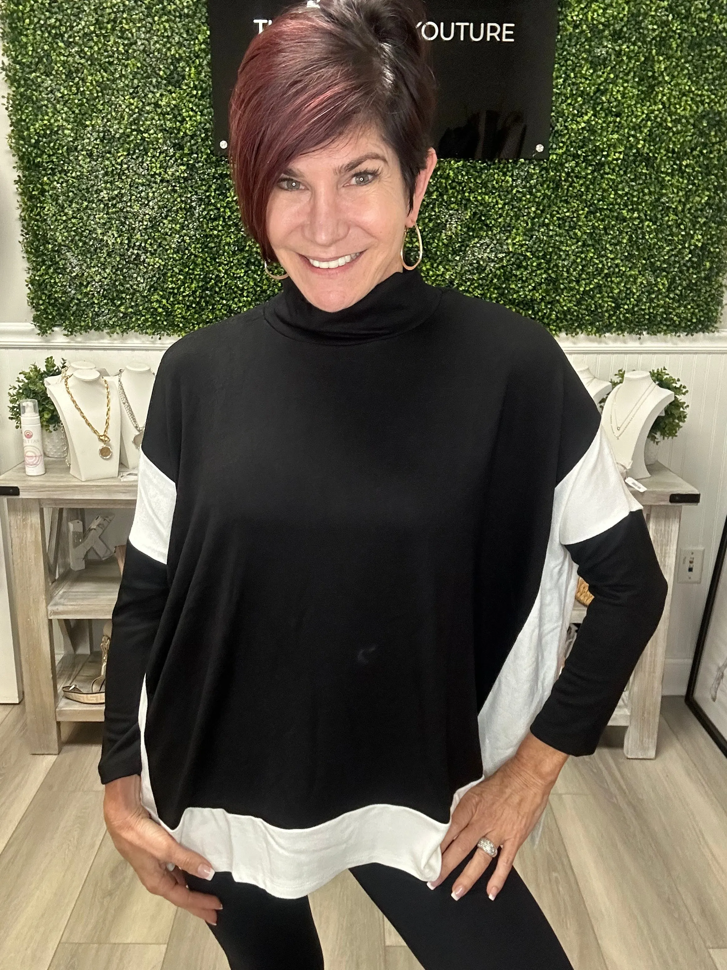 Two Tone Poncho
