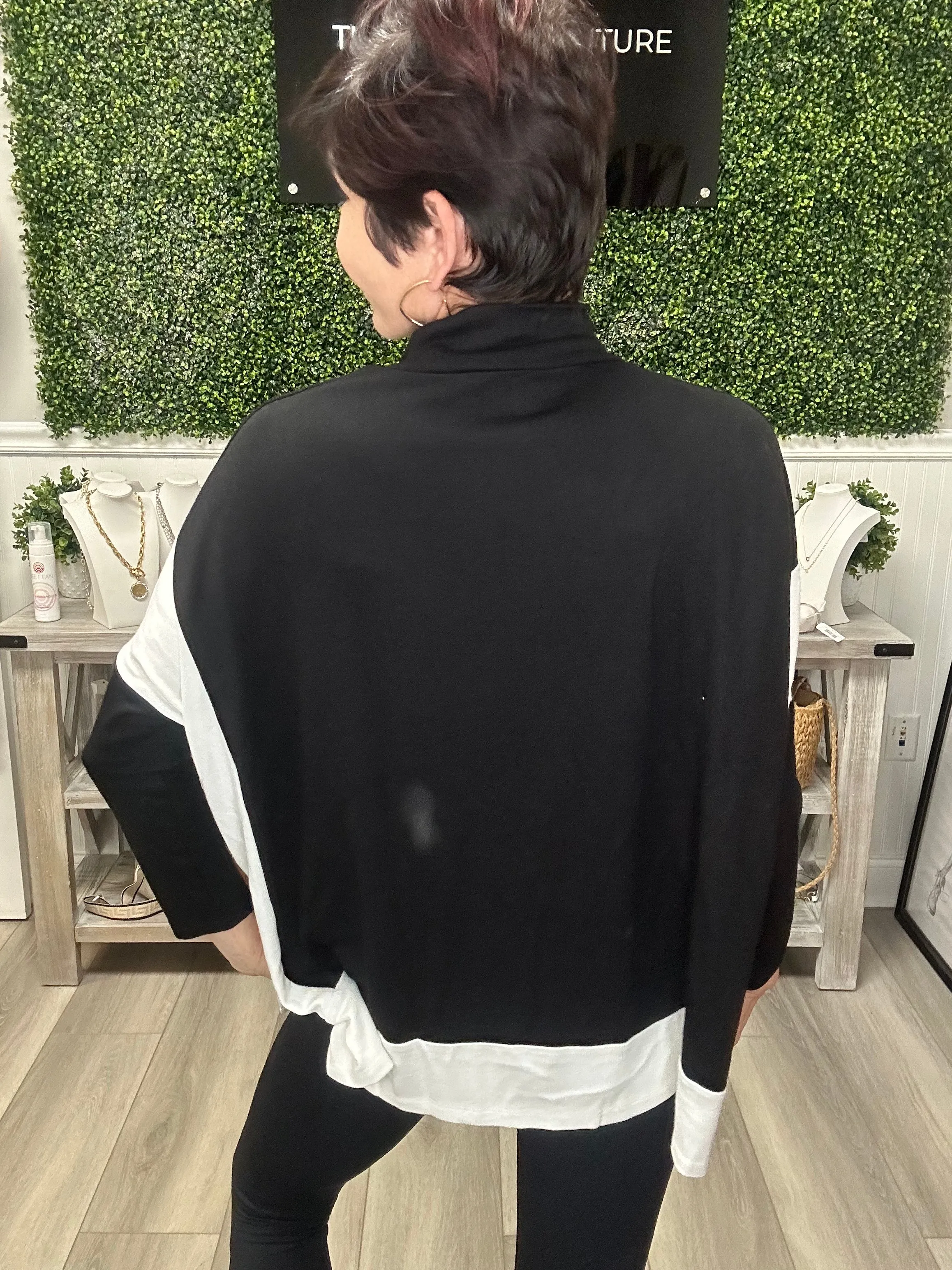 Two Tone Poncho