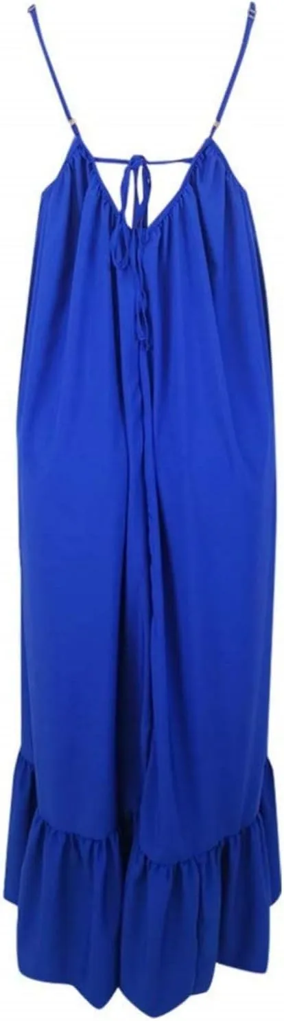 Wedding Guest Dress for Women Sexy Spaghetti Strap Backless Maxi Dress Summer Flowy Swing Dresses Fashion 2025