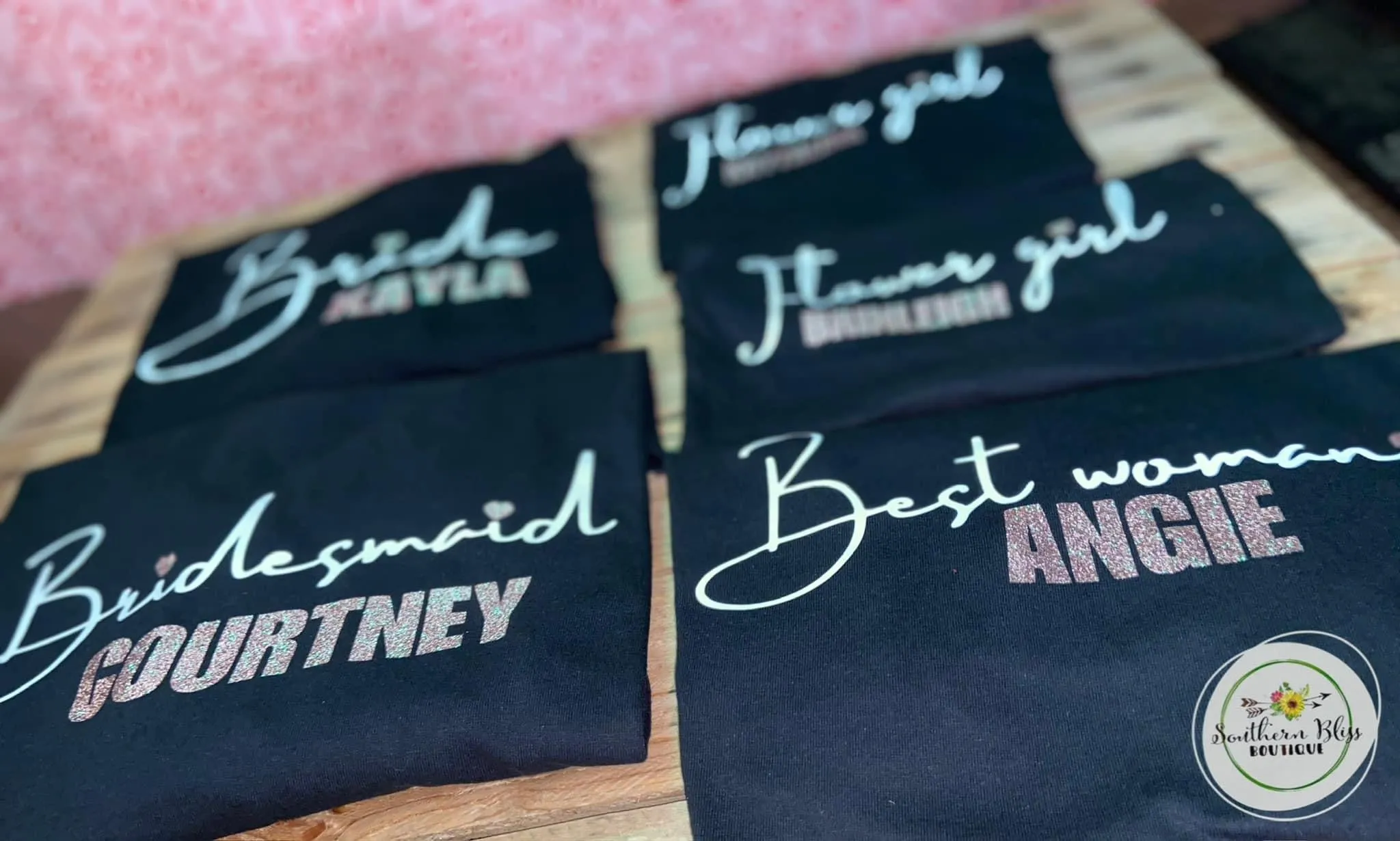 Wedding Party Custom Choose Two Colors T-Shirts