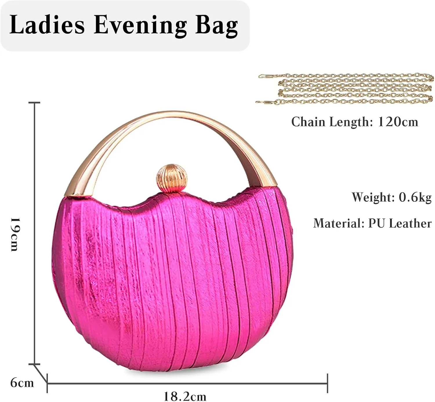 Women Clutch Bag Glitter Evening Bag Bridal Wedding Purse Elegant Shoulder Bag