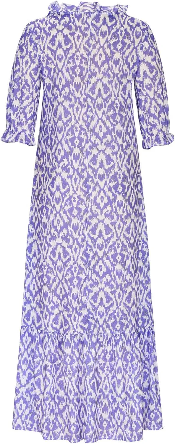 Women V Neck Dresses for Women Short 1/2 Sleeve Floral Graphic Loose Fit Maxi Long Summer Fall 2025 Trendy