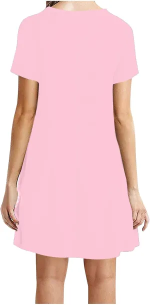 Women's 2025 Summer Sleeveless Dress Scoop Neck Pleated Swing Casual Midi Dresses Loose Beach Sundress with Pockets