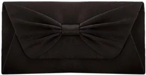 Womens Elegant Pleated Bowknot Handbag Clutch Party Evening Shoulder Bag
